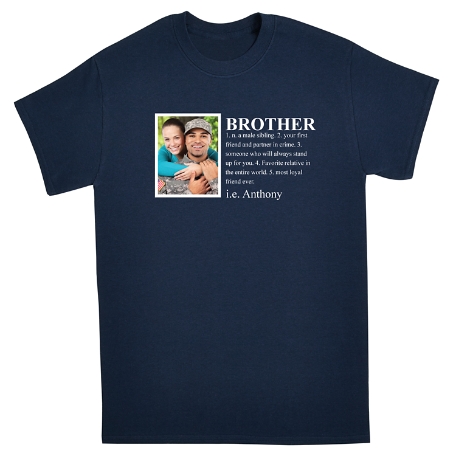 Definition Photo Tshirt - Navy - 2XL