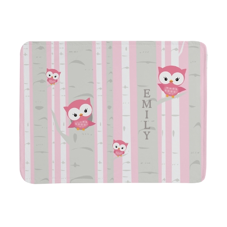 Little Owl Blanket - Pink