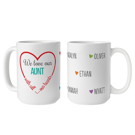 Loving Hearts Mug - 15oz