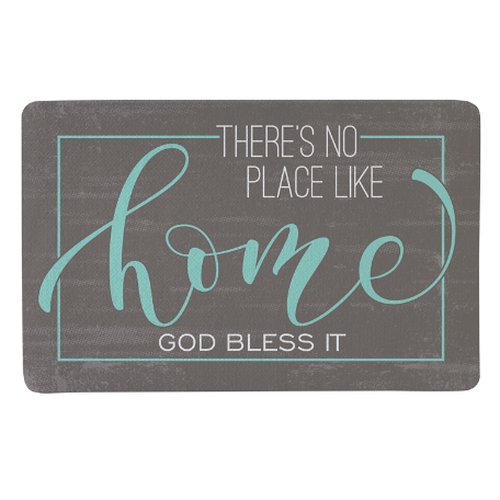 No Place Like Home Doormat - Gray - 17x27