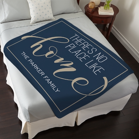 No Place Like Home Plush Blanket