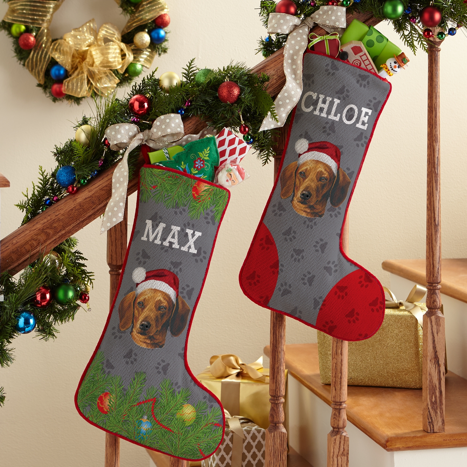 Dachshund Stocking by Linda Picken©