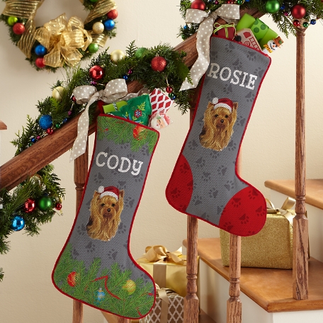 Yorkshire Terrier Stocking by Linda Picken©