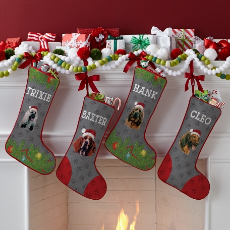 Hound Dog Group Stocking by Linda Picken©