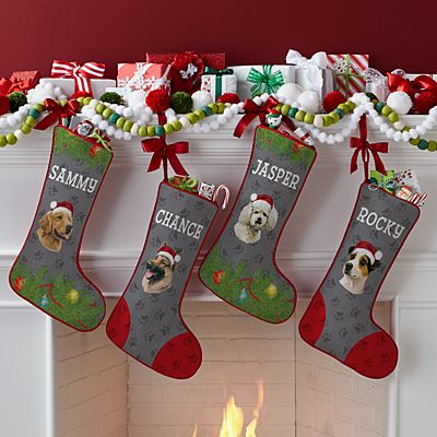 MADE IN USA!!! MANUAL WOODWORKERS LINDA PICKEN CHIHUAHUA CHRISTMAS STOCKING 
