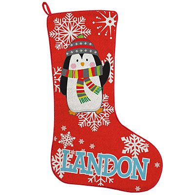 Create Your Own Stocking - RB-Snowflake-Penguin