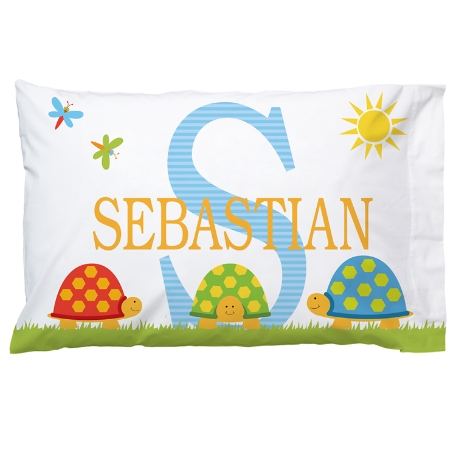 My Own Name Pillowcase - Turtle