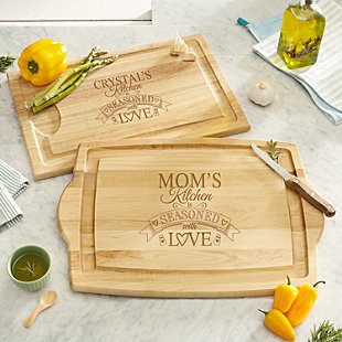 Seasoned With Love Maple Wood Cutting Board