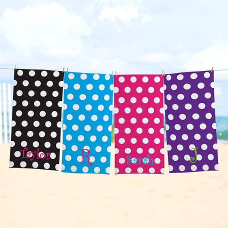 Polka Dot Beach Towels