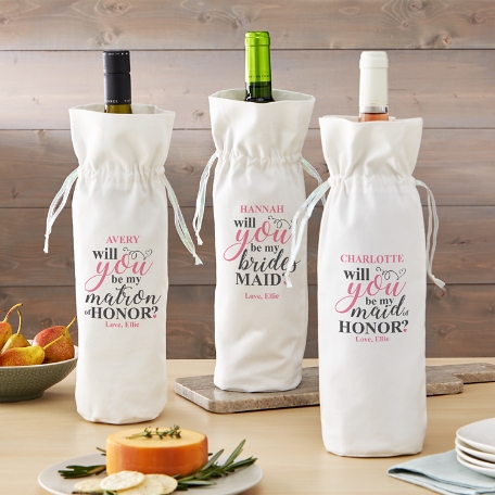 Bridal Party Wine Bag