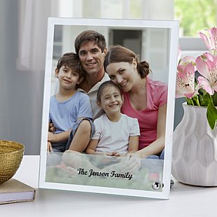 Family Photo Glass Message Frame
