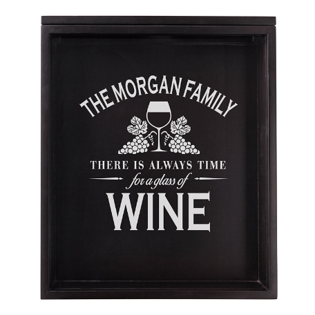 Wine Cork Display Box - Wine Time