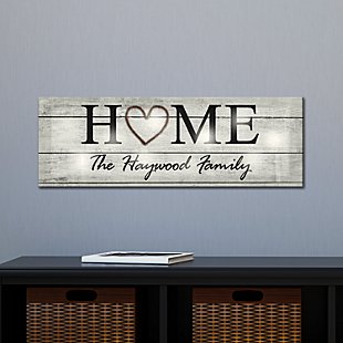 TwinkleBright® LED Rustic Home Canvas