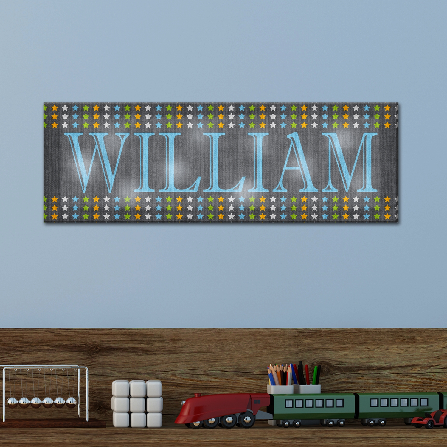 TwinkleBright® LED Personalized Name In Lights Canvas