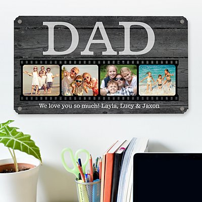 Picture Memory Reel Personalized Metal Sign