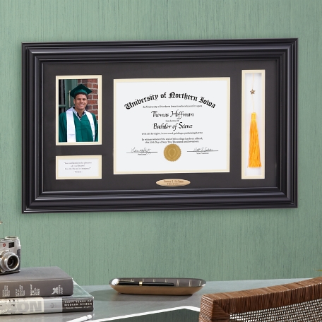 Spare Brass Oval Plate for Diploma Tassel Frame