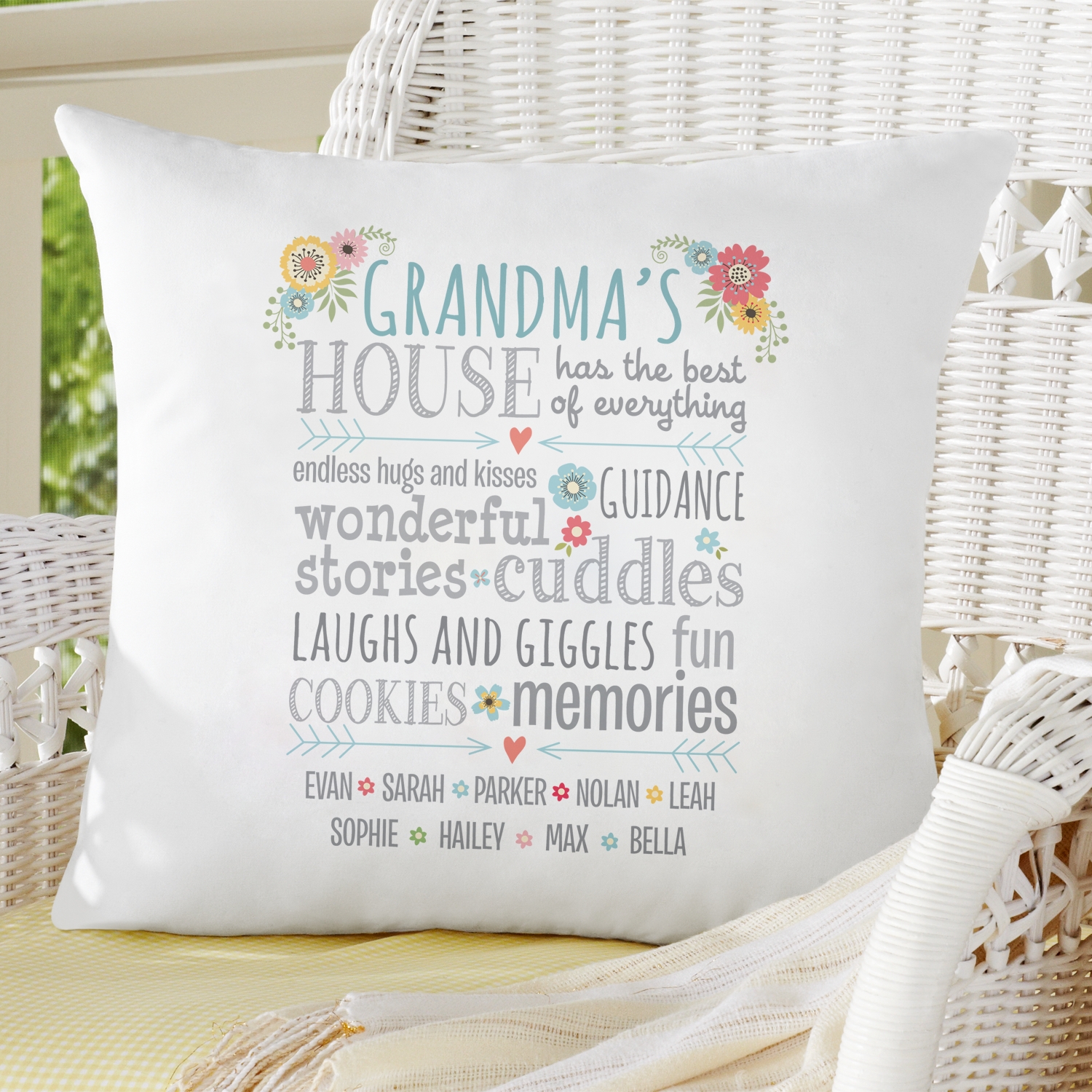 Favorite Memories Throw Pillow