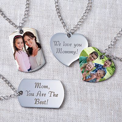 For My Mother Photo Pendant
