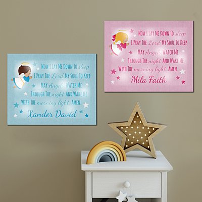 TwinkleBright® LED Children's Prayer Canvas