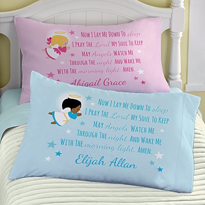 Kids' Bedtime Prayer Personalized Pillowcase