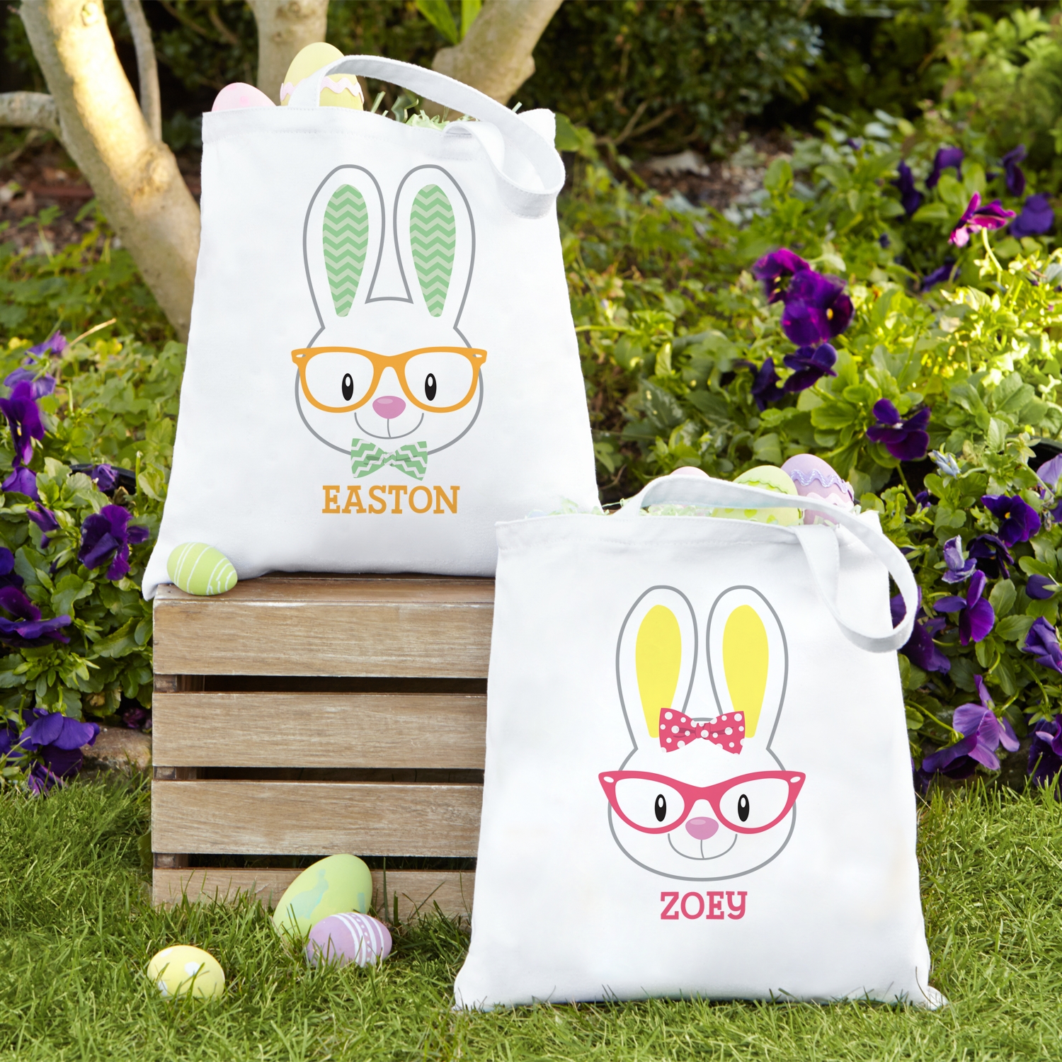 Smart Bunny Easter Tote Bag