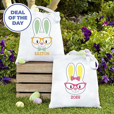 Smart Bunny Easter Tote Bag