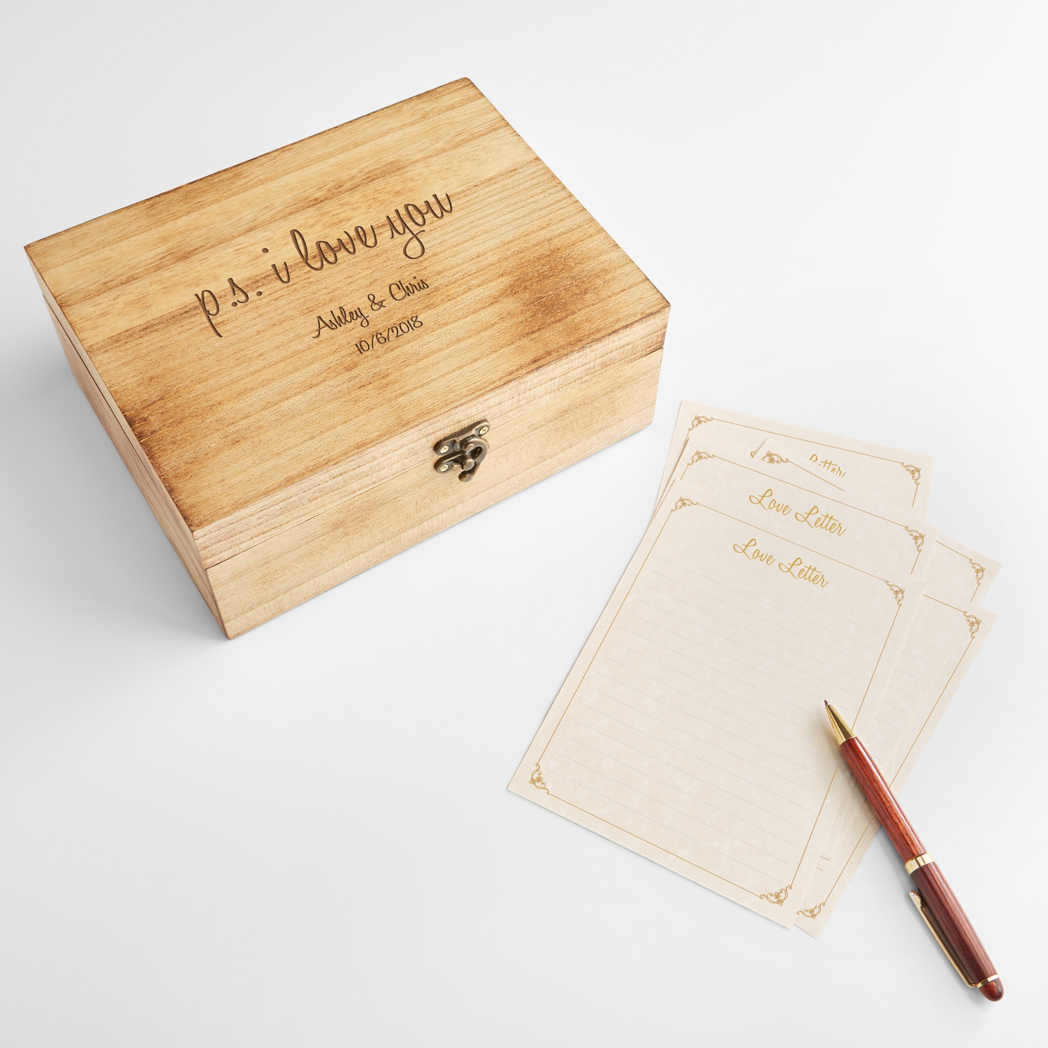 Red Alphabet Keepsake Box – Jack and Jill Boxes