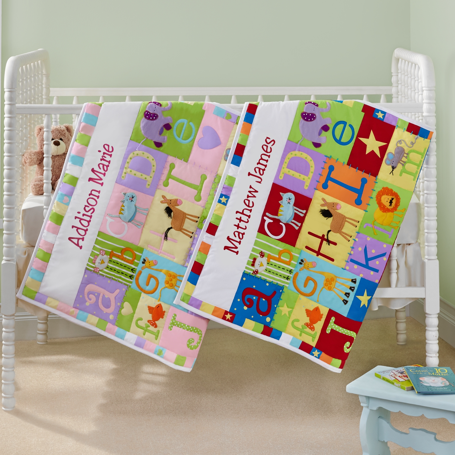 Personalized baby clearance quilts