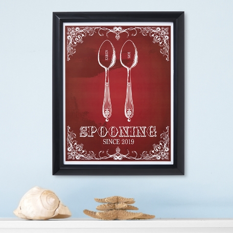 Spooning Print