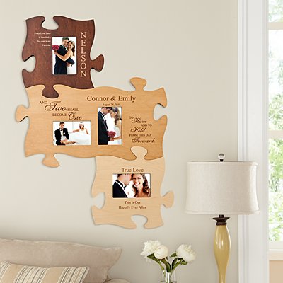 Wedding Photo Puzzle Frame