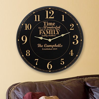 Time Has a Way Wall Clock