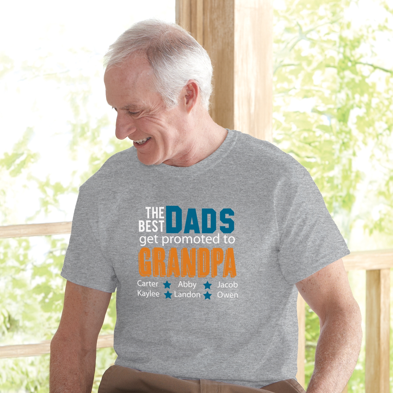 The Greatest Dads Get Promoted Personalized T-Shirt