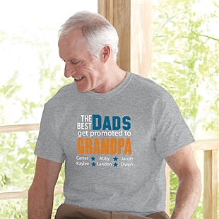 The Best Dads Get Promoted T-Shirt