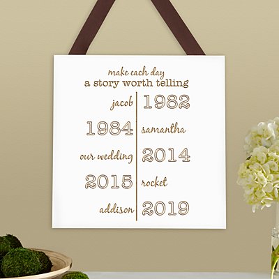 Make Each Day A Story Wood Plaque