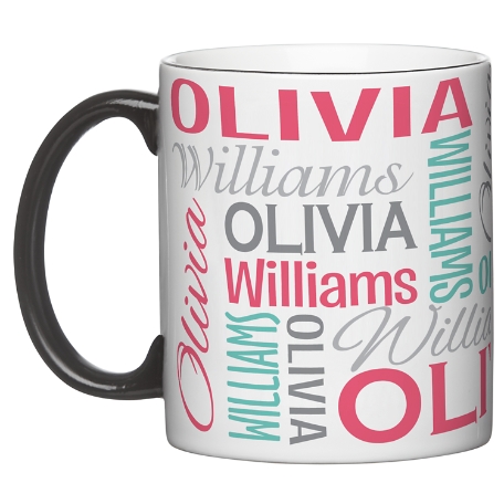 You Name It! Signature Mug-Pink/Teal-325 ml -Single Mug