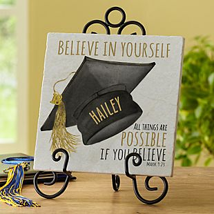 Believe Graduation Tile Keepsake