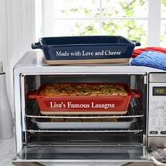 Rectangular Ceramic Stoneware Lasagna Dish  