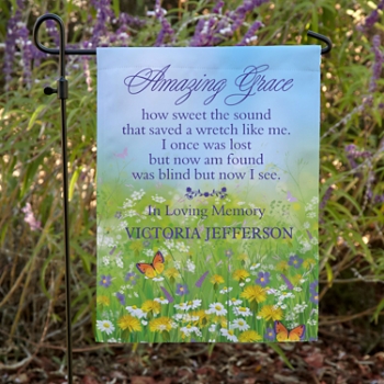 Amazing Grace Memorial Garden Flag