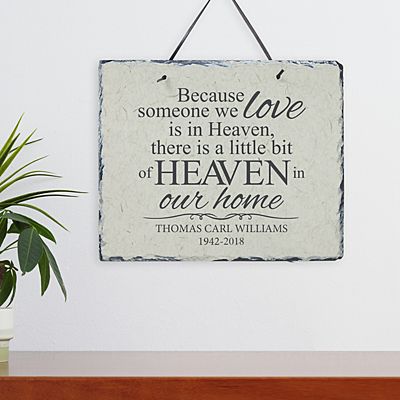 For Loved Ones in Heaven Slate