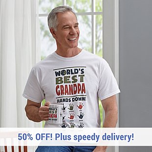 Hands Down Best Dad/Grandad T-Shirt