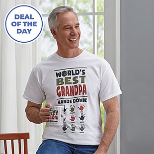 Hands Down Best Dad/Grandpa T-Shirt