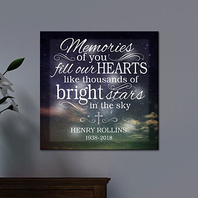 TwinkleBright® LED Memories Of You Canvas