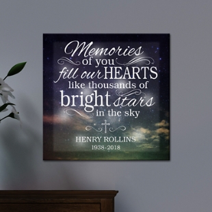 TwinkleBright® LED Memories Of You Canvas