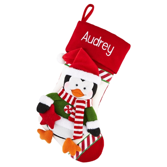 Candy Cane Family Stocking