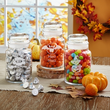 Frightful Fun Glass Treat Jars