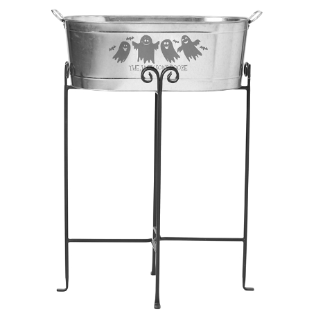 Trick-Or-Treat Beverage Tub with Stand - Ghost       