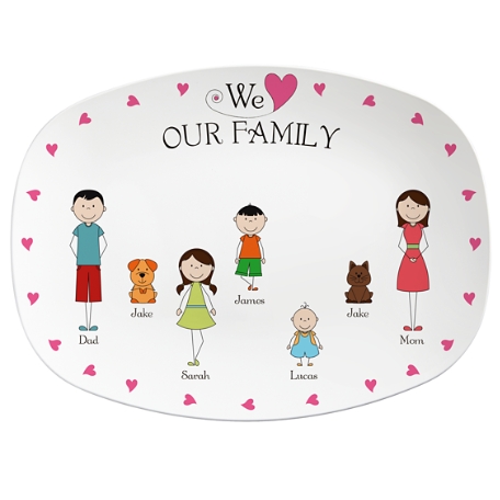 Tender Hearts Platter - 7