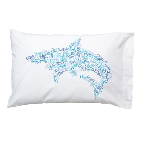 Name Art Pillowcase - Shark