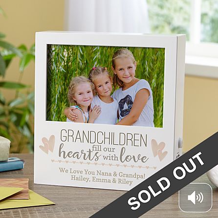 Personalised Engraved Grandchildren Photo Frame Birthday Gift