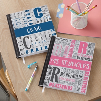 Personalized Name Art Notebook